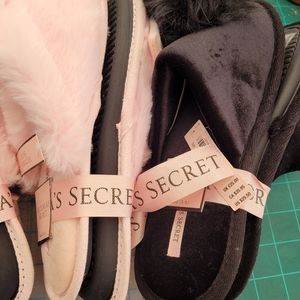 3 pairs of Victoria's secret slippers